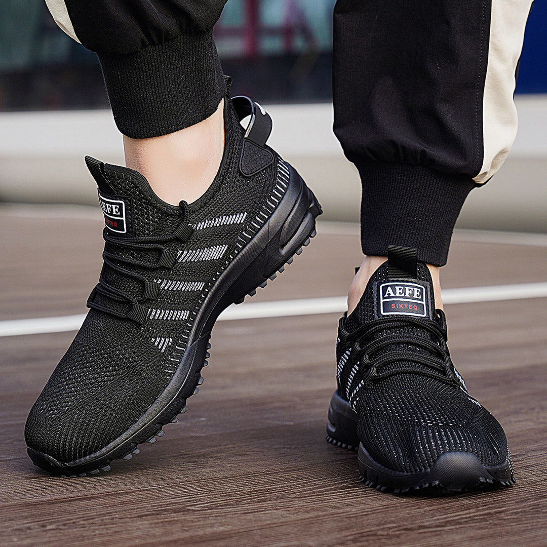 Damen Sportliche luftige Sneakers mit dämpfender Sohle EB