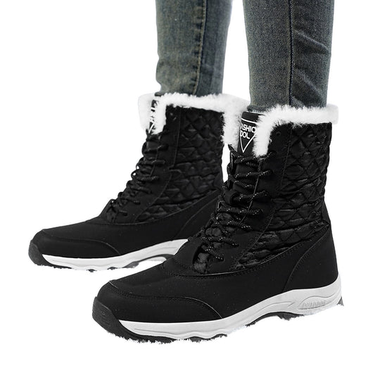 Damen Winterstiefel mit isolierendem Innenfutter und rutschfester Außensohle EB