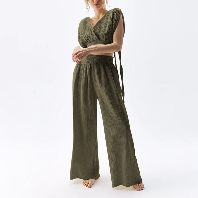 Damen Lässiger Two-Piece Jumpsuit EB
