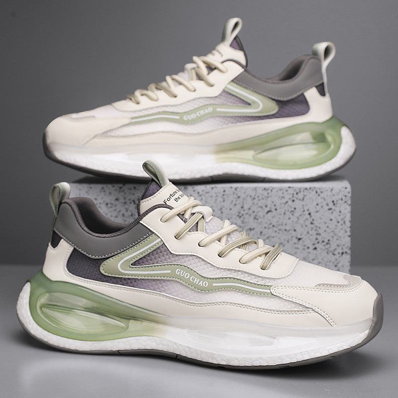 Damen Sportliche Sneaker mit stoßdämpfendem System und atmungsaktiver Oberflächenstruktur EB
