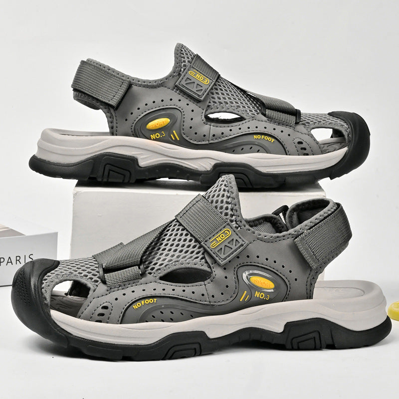Damen Sportliche Outdoor-Sandalen mit verstellbarem Riemen und rutschfester Sohle EB