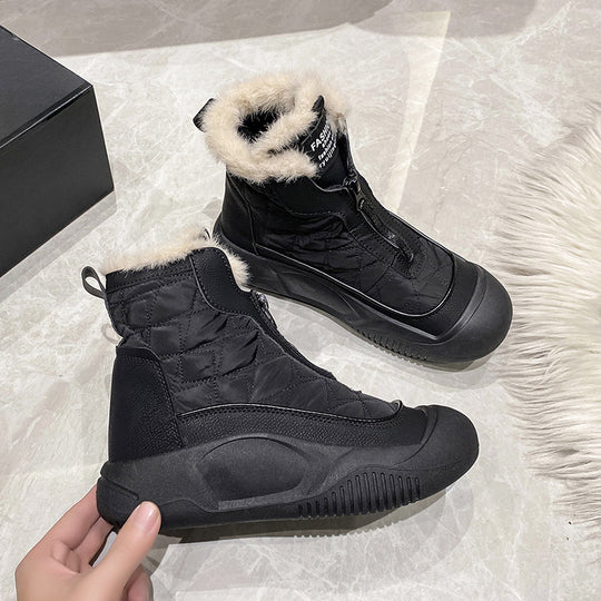 Damen isolierte Winterstiefel mit bequemem Warmfutter EB