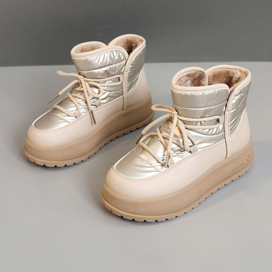 Damen warme Winterboots mit wasserdichtem Obermaterial und isolierendem Innenfutter EB
