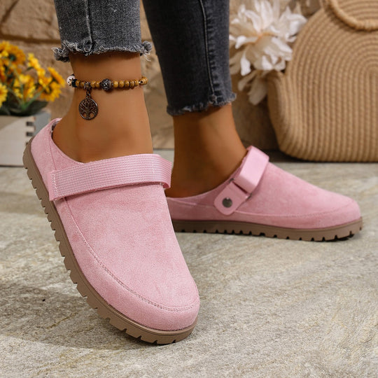 Damen Komfortable Clogs mit verstellbarem Riemen EB