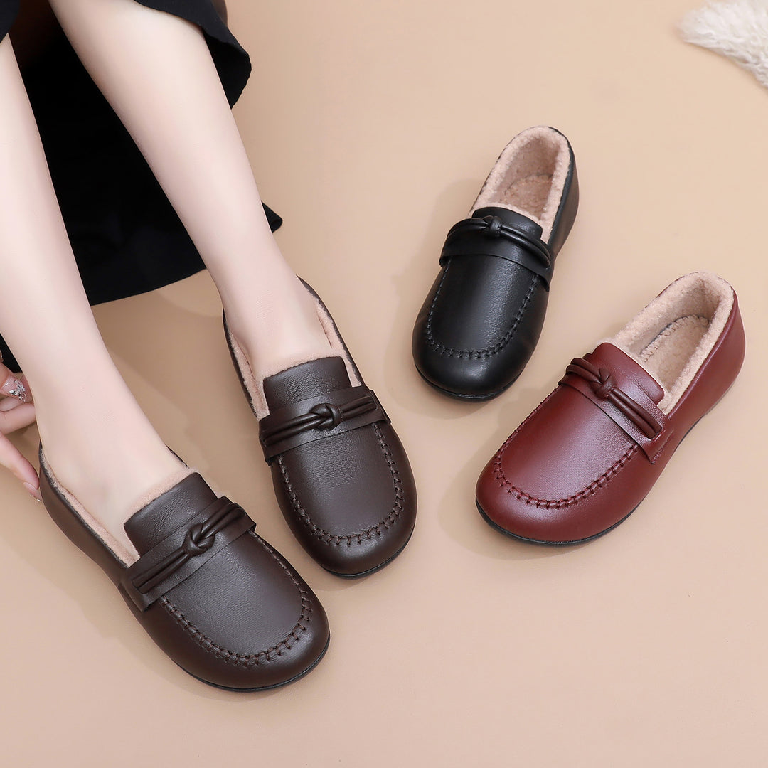 Damen Bequeme Mokassins EB