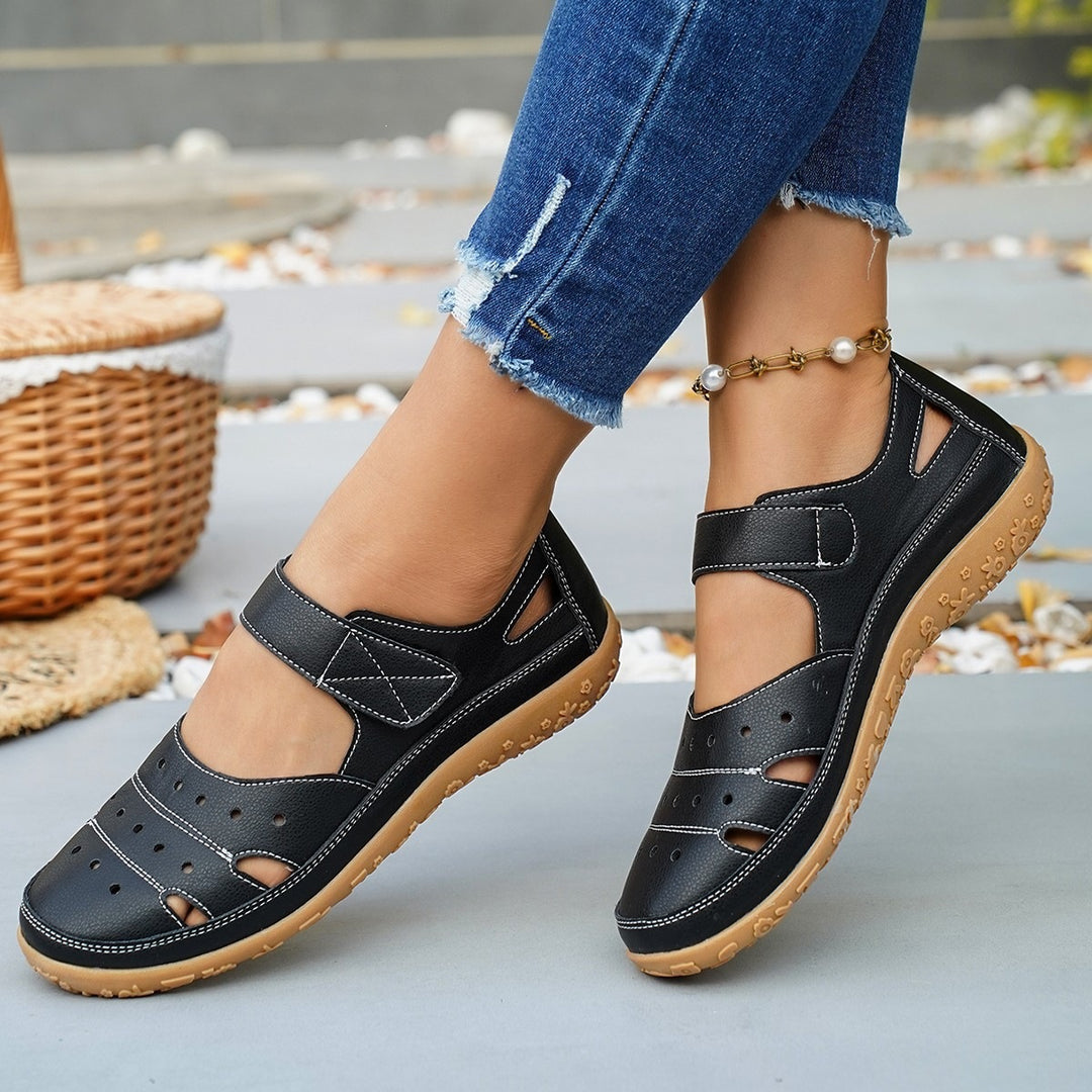 Damen Komfortable Sandalen mit atmungsaktiver Oberkonstruktion EB