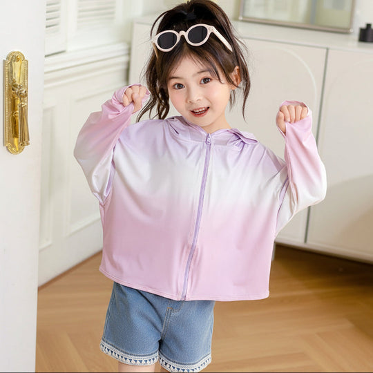 Damen UV-Schutzjacke mit Kapuze und feuchtigkeitsregulierenden Eigenschaften EB