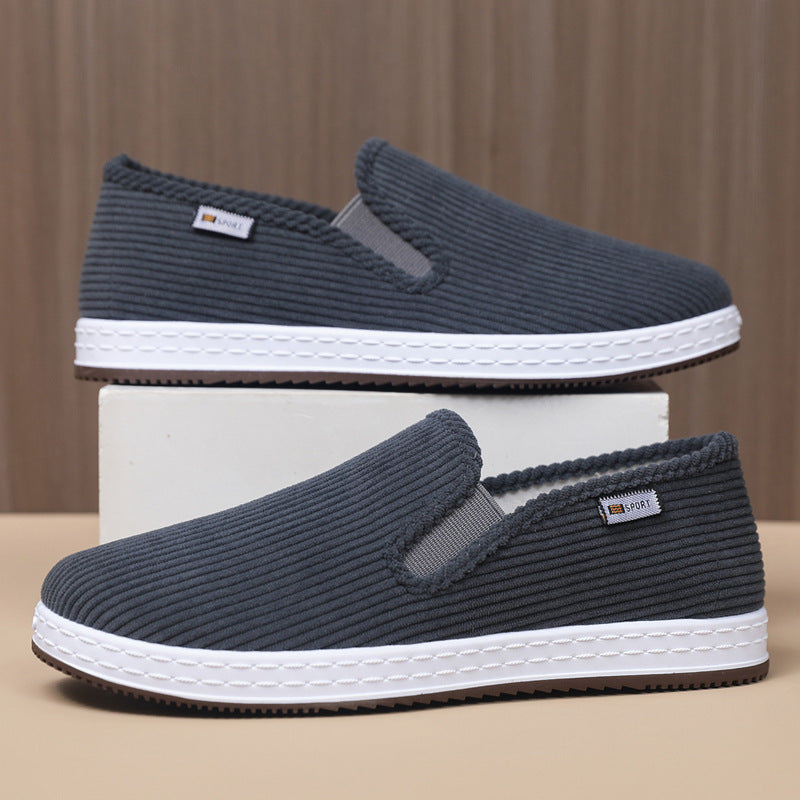 Damen Bequeme Cordstoffslipper EB