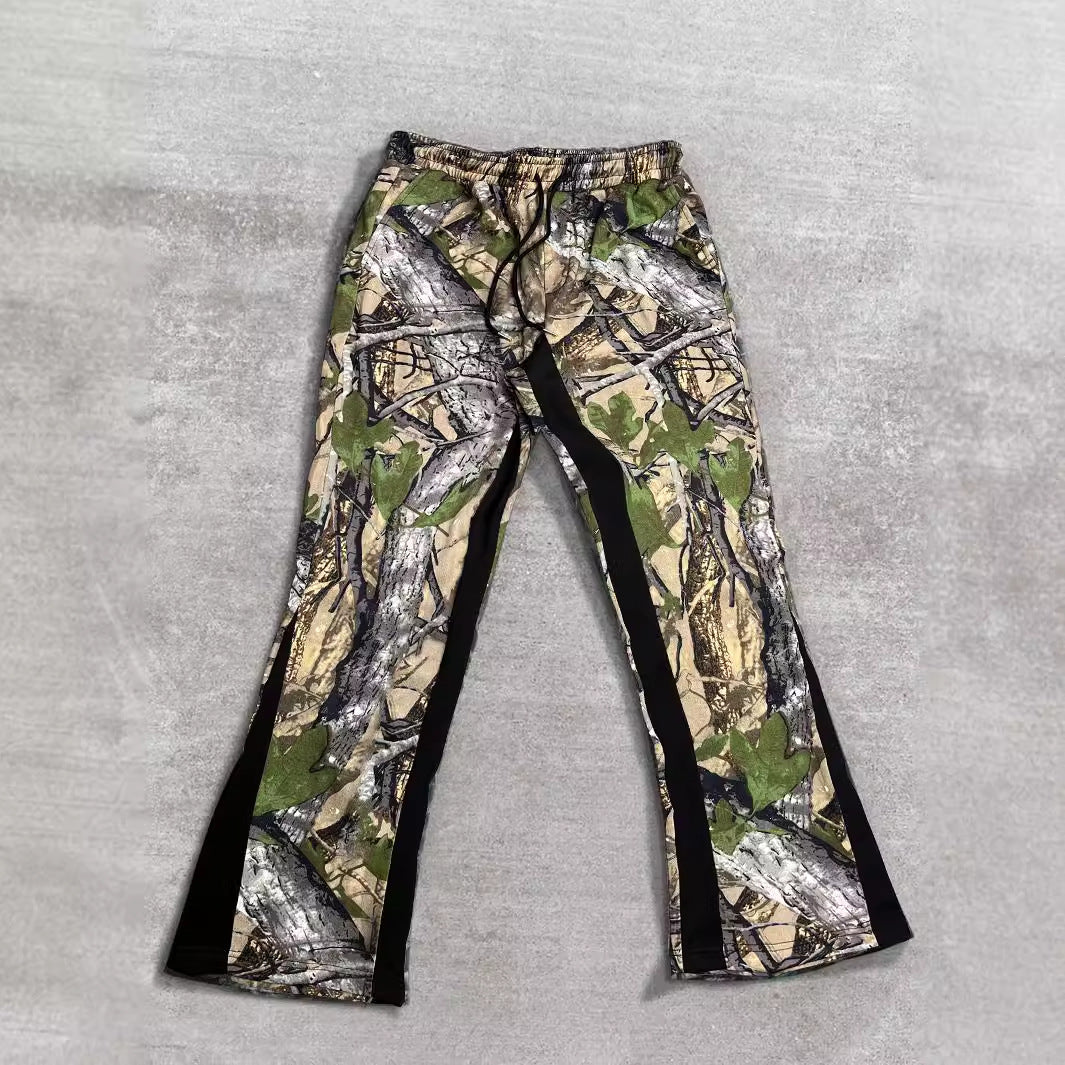 Herren Freizeithose mit innovativem Camouflage-Muster und elastischem Bund EB