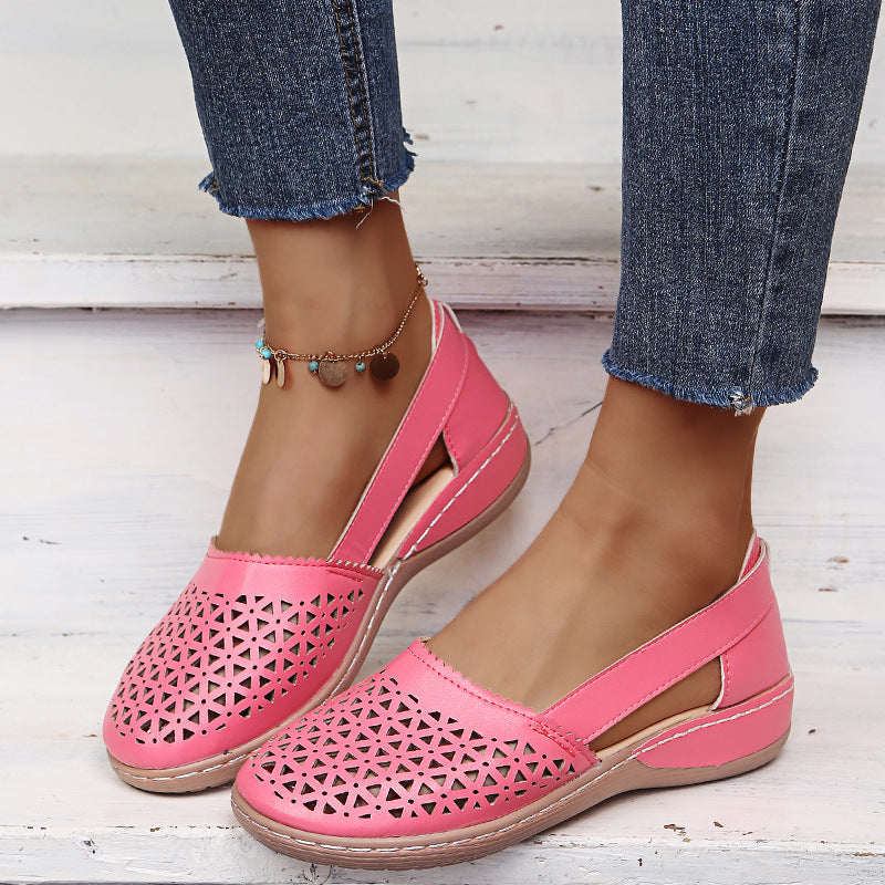 Damen Komfortable Clogs mit atmungsaktivem Design und rutschfester Sohle EB