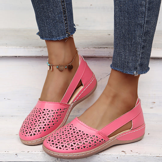 Damen Komfortable Clogs mit atmungsaktivem Design und rutschfester Sohle EB