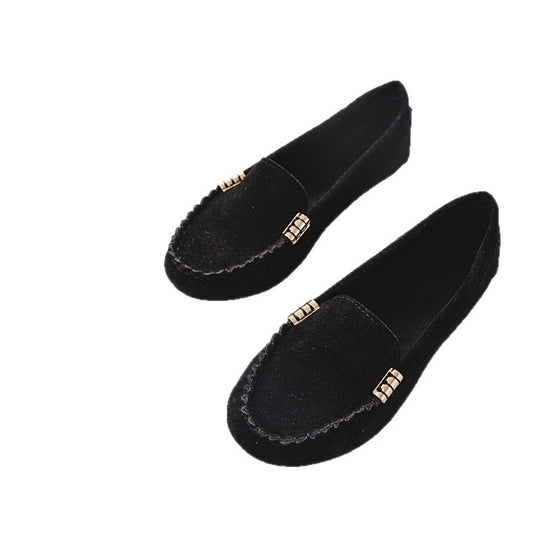 Damen Mokassins mit geschmackvollem Ketten-Detail EB