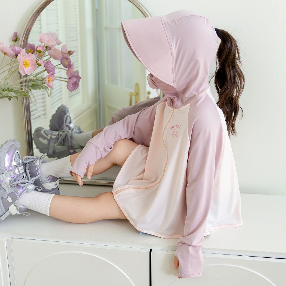 Damen Sportjacke mit Kapuze und Tiermotiv R&B