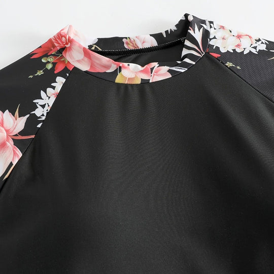 Damen Rashguard und Badeshorts Set EB
