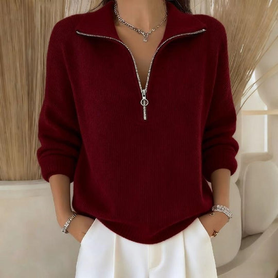 EB | Pullover mit Halbem Reißverschluss