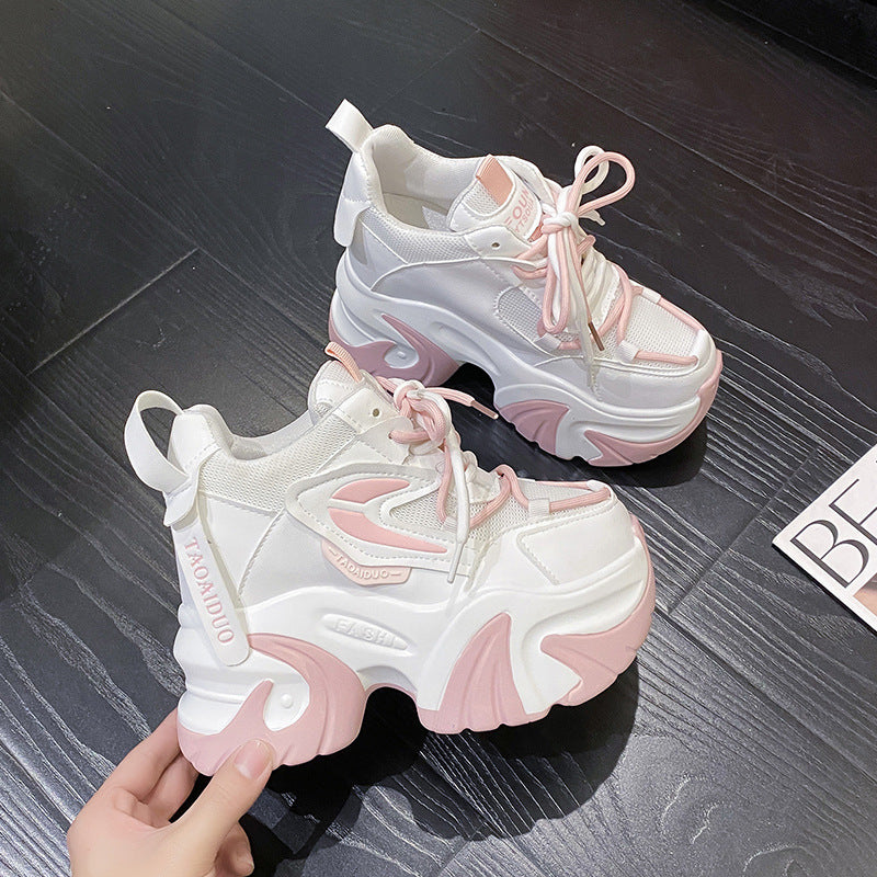 Damen nan klobige Plateau-Sneaker mit skulpturaler Profilsohle EB