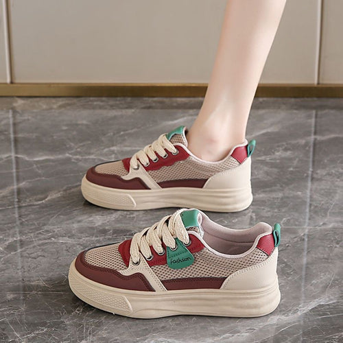 Damen Atmungsaktive Sneakers mit bequemer Laufsohle EB