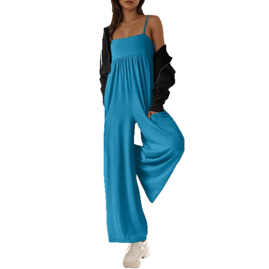 Damen Lässiger Maxikleid im entspannten Schnitt mit tiefen Taschen EB