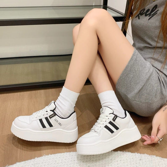 Damen Plattform Sneakers EB