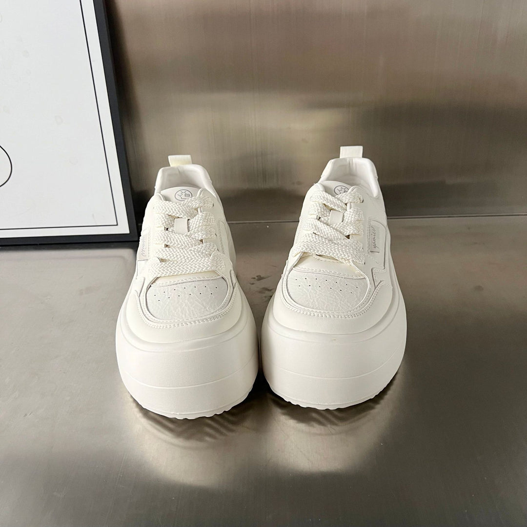 Damen Plateau-Sneaker mit modischer Struktur und rutschfester Sohle EB