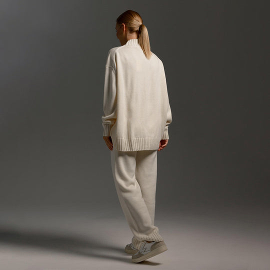 Damen Steckpullover und lässige Freizeithose Set EB