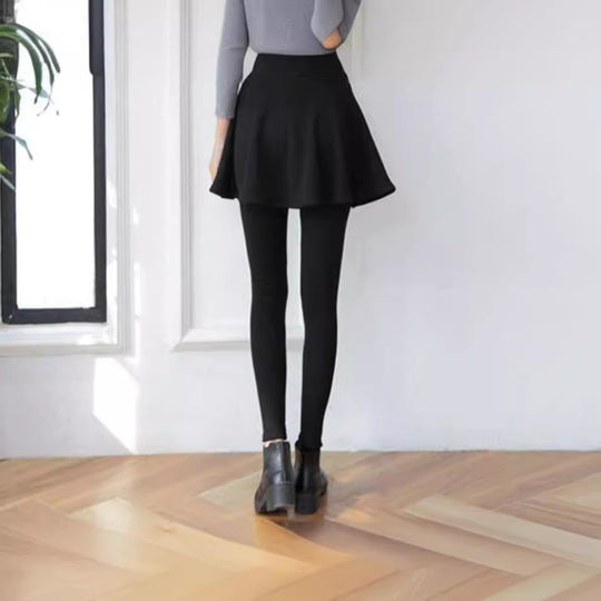 Damen Figurbetonte Leggings mit hohem Bund EB
