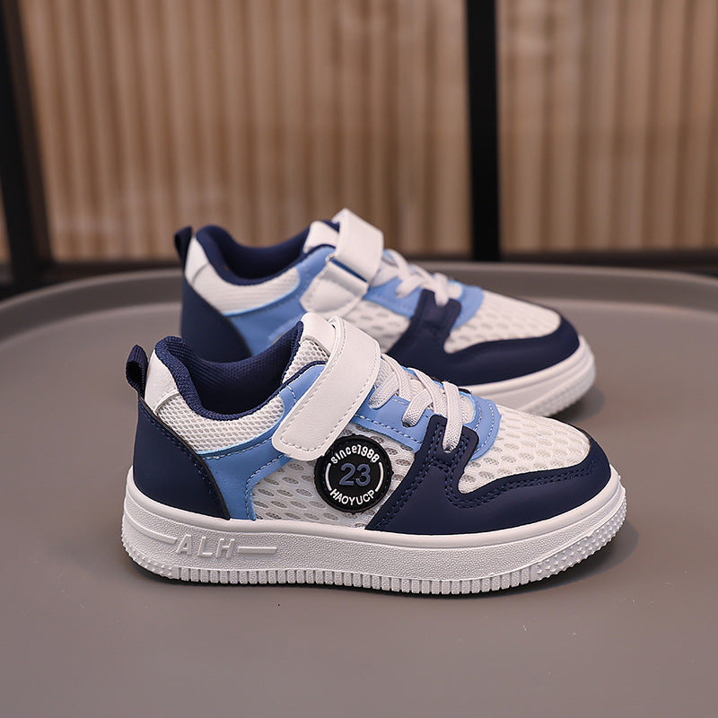 Damen Sportliche Sneaker mit atmungsaktivem Mesh und praktischem Klettverschluss EB