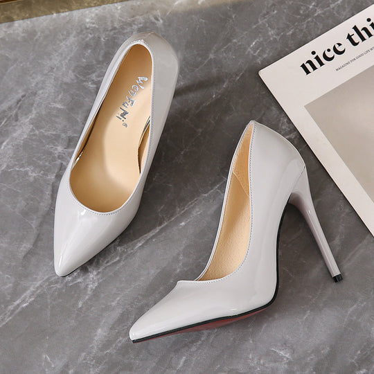 Damen elegante High Heels mit roter Sohle EB