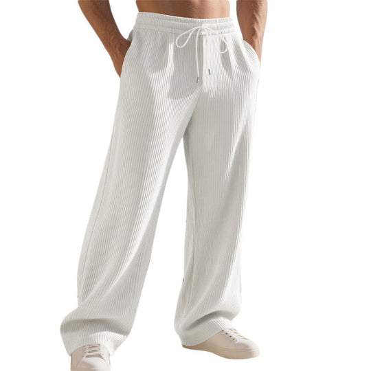 Herren Relaxed-Fit Strick-Jogginghose mit feiner Rippstruktur EB