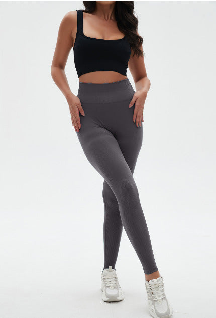 Damen Sportleggins mit hohem Bund und atmungsaktivem Material EB