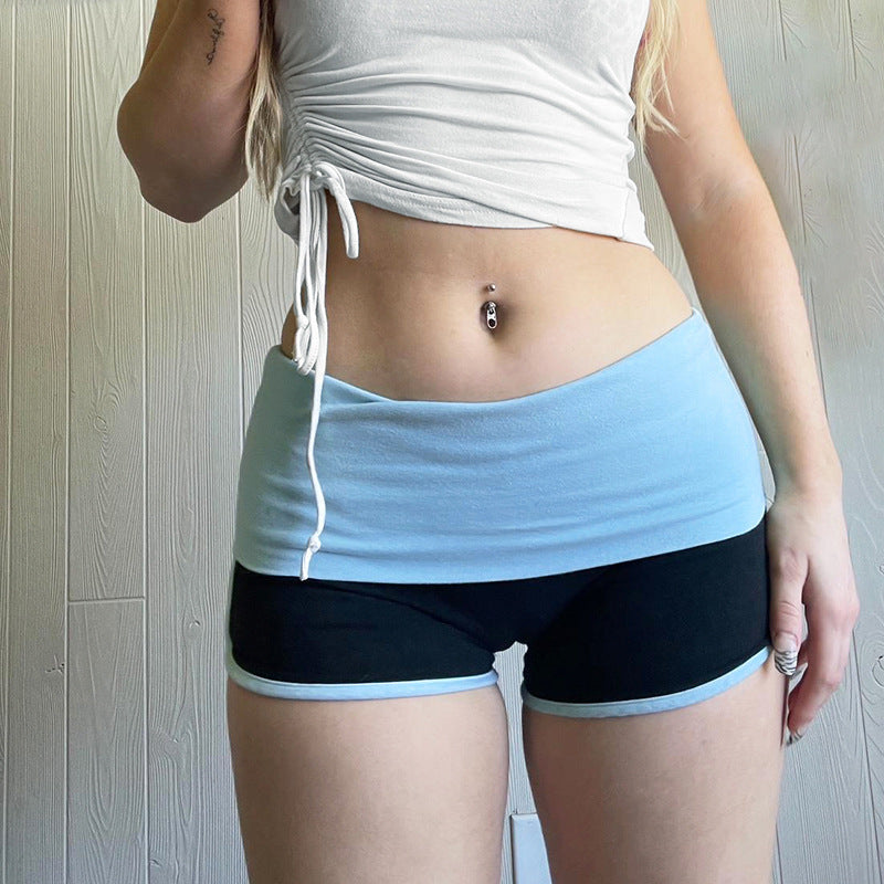 Damen Sportliche Shorts mit hohem Bund EB