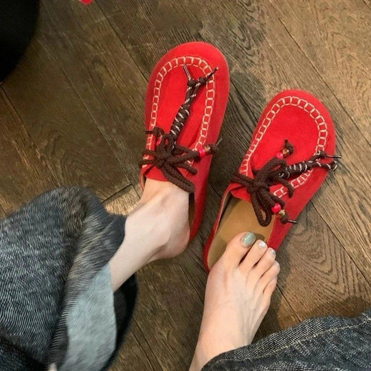 Damen Mokassins mit kreativem Verzierungsdetail und bequemer Innensohle EB