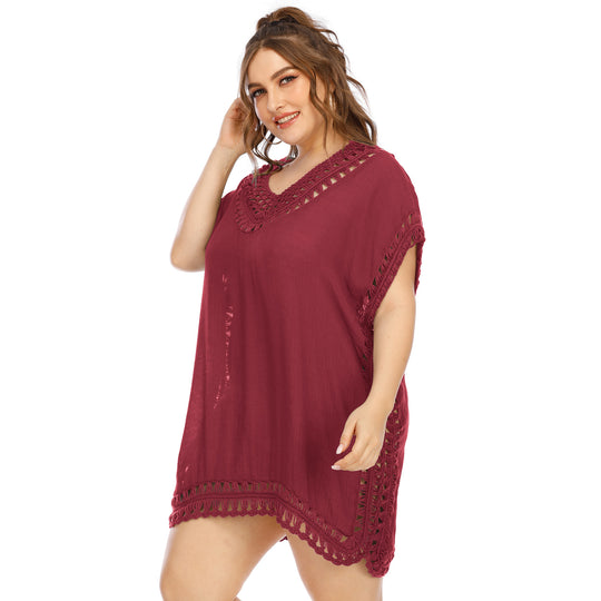 Damen eleganter häkeln Strandüberwurf EB