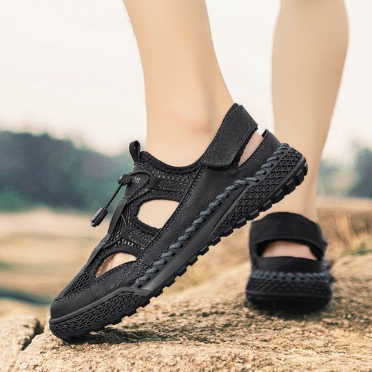 Damen Freizeit-Sandalen mit verstellbarem Riemen und atmungsaktivem Obermaterial EB