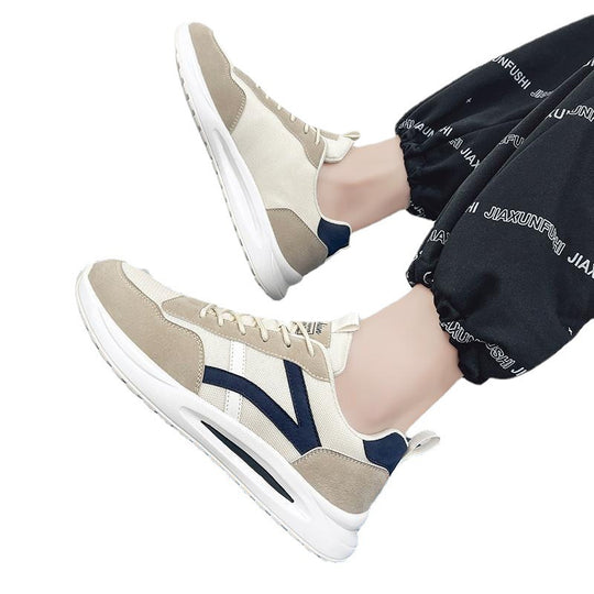 Damen Leichte Fitness-Sneakers mit atmungsaktiver Mesh-Oberfläche und dämpfendem Sohlenprofil EB