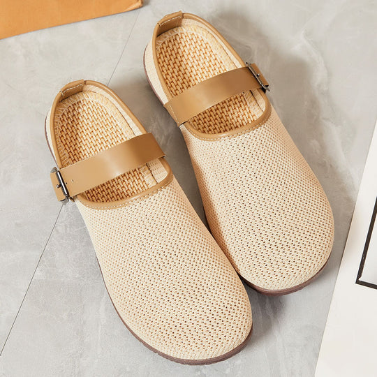 Damen Atmungsaktive Clogs mit verstellbarem Riemen EB