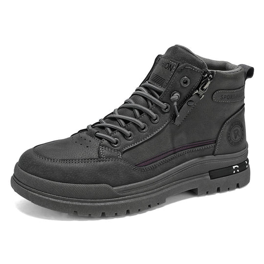 Damen Modische High-Top Sneakers mit praktischem Reißverschluss EB