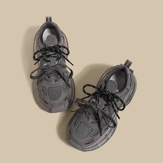 Damen Sportliche Lauf Sneakers mit atmungsaktiver Mesh-Oberfläche EB