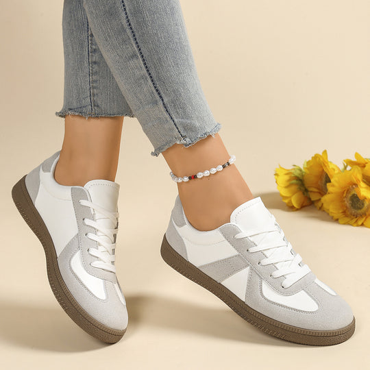 Damen Freizeitsneaker mit sportlichem Design und rutschfester Sohle EB