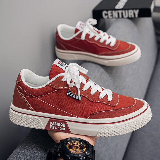 Damen Sportliche Canvas Sneakers mit modischem Street-Style EB