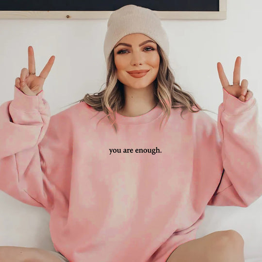 Damen Sweatshirt mit inspirierendem Schriftzug EB