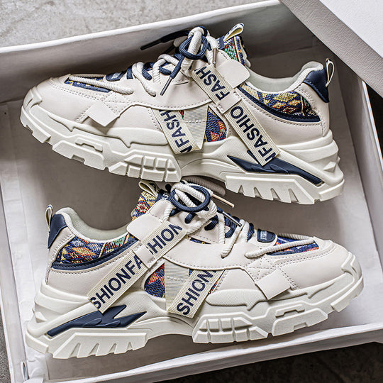 Damen Chunky Sneaker mit modischem Design und stabiler Sohle EB