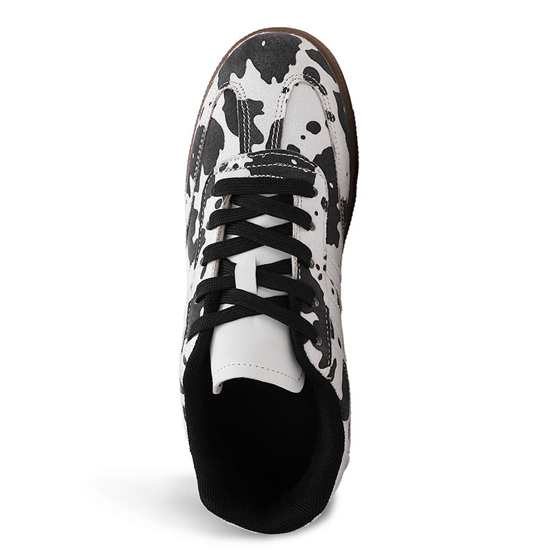 Damen Sportliche Sneakers im trendigen Mustermix EB