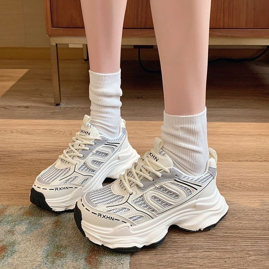 Damen Atmungsaktive Sport Sneakers mit dämpfender Sohle und rutschfestem Design EB