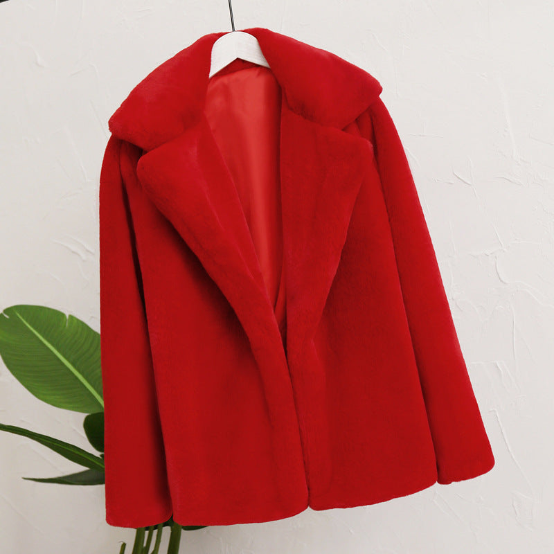 Damen Flauscher Mantel EB