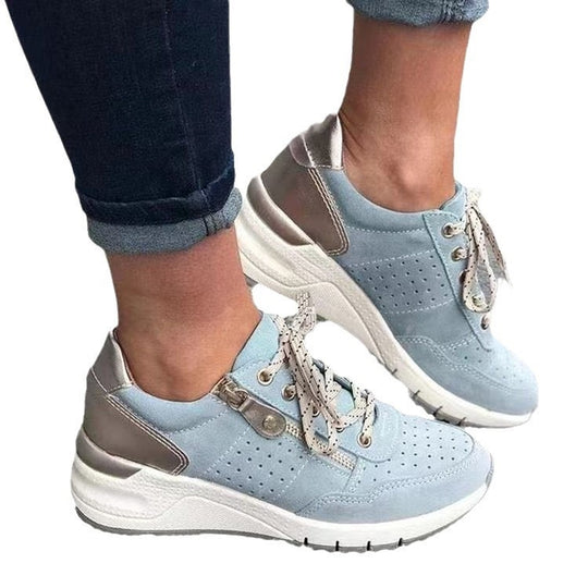 Damen Komfortable und modische Sneaker mit atmungsaktivem Obermaterial EB