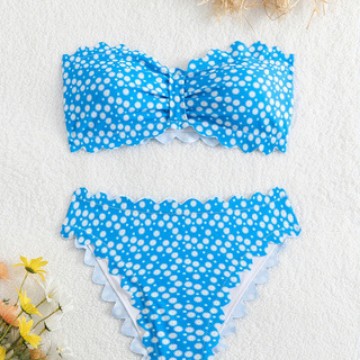 Damen Bikini-Set mit floralem Muster EB