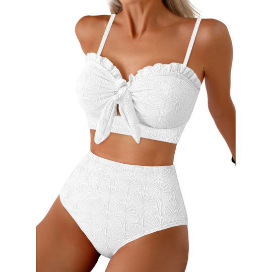 Damen Bikiniset mit hochgeschnittener Hose EB