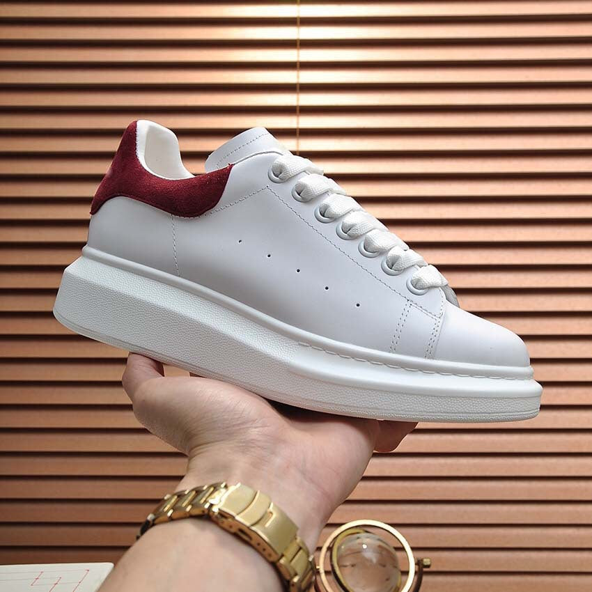 Damen Modische Sneakers mit hochwertiger Lederstruktur und bequemer Dämpfung EB