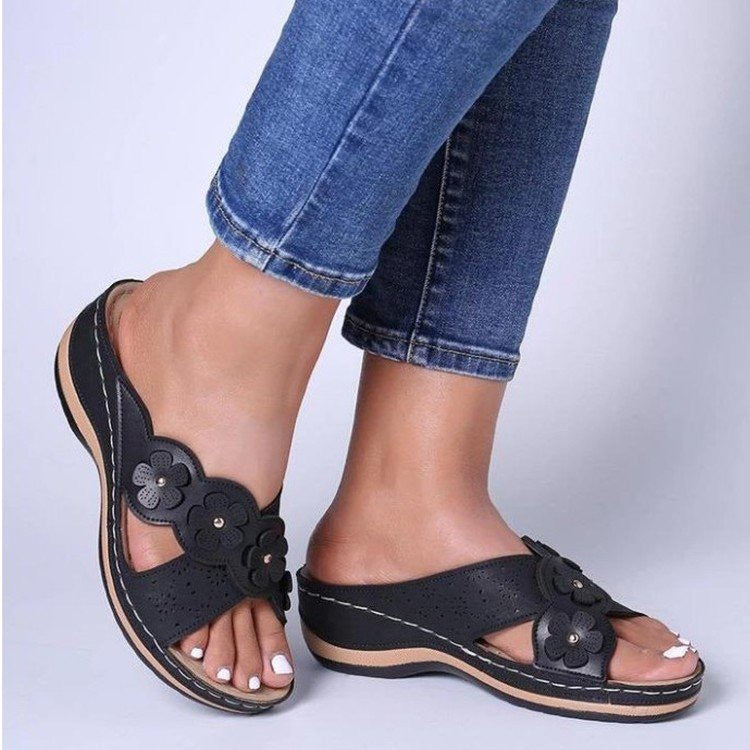 Damen modische Clogs mit verstellbaren Schnallen EB